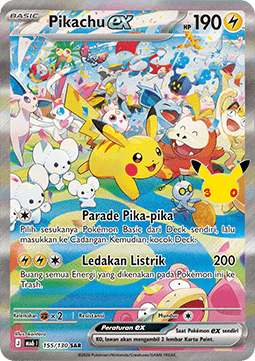 Pikachu ex (MA6 155)