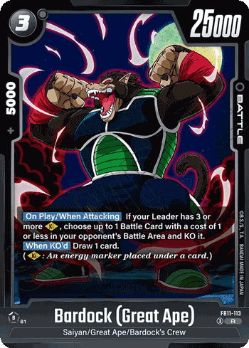 Bardock (Great Ape) (FB11-113) [Fusion World]