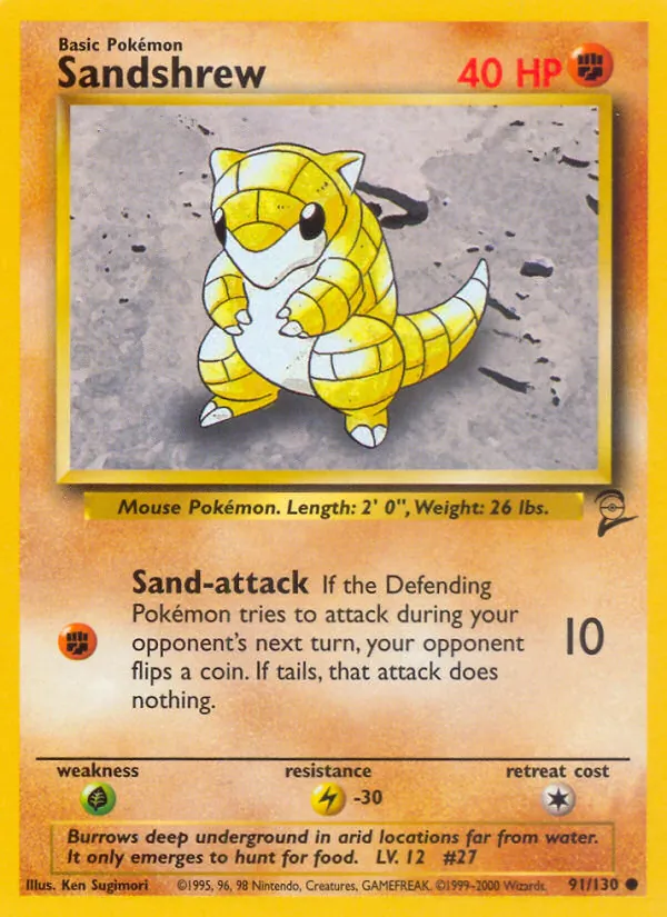 Sandshrew (B2 91)