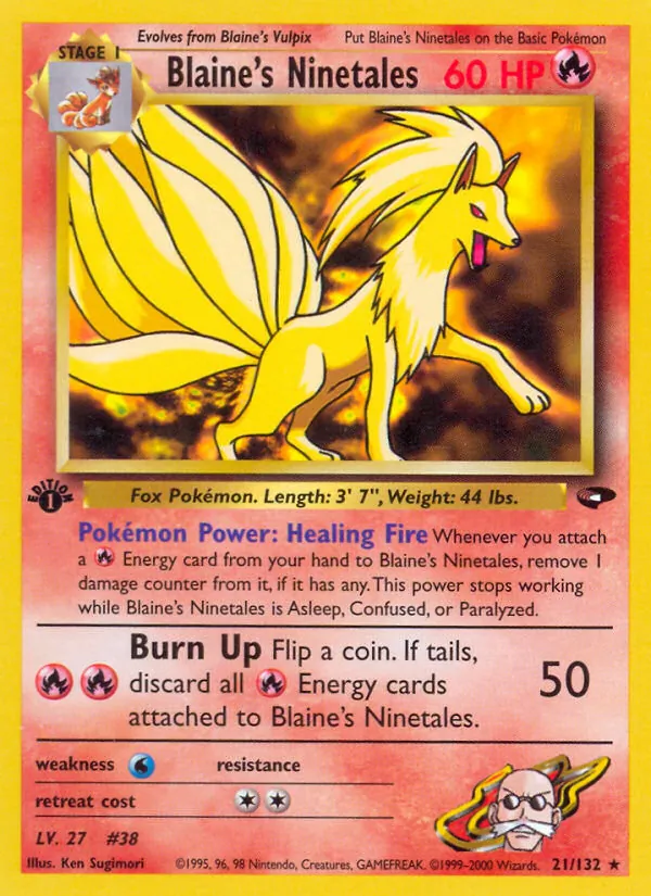 Blaine's Ninetales (GC 21)