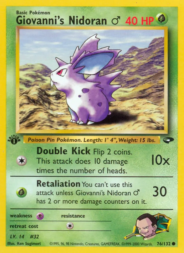 Giovanni's Nidoran [M] (GC 76)