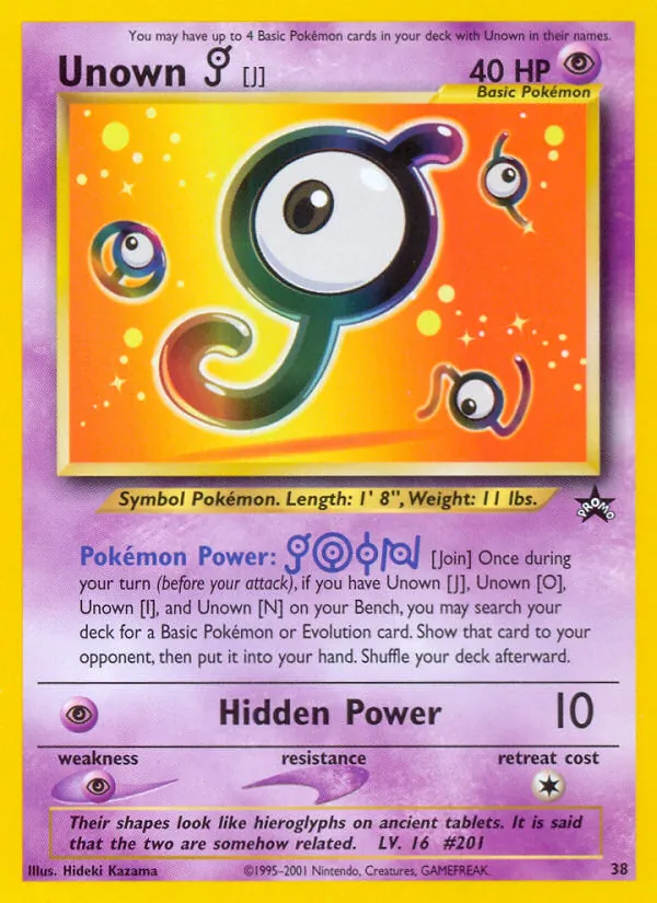 Unown [J] (WP 38)