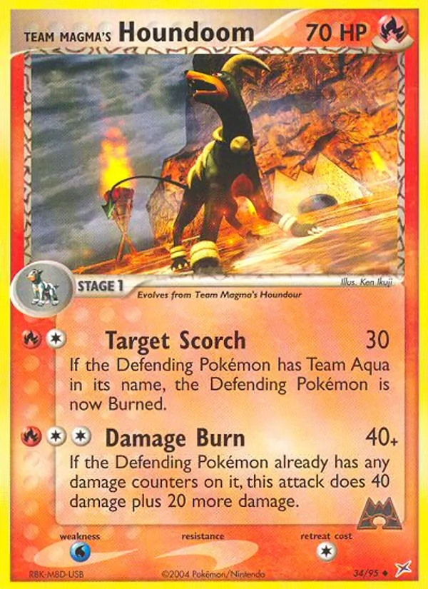 Team Magma's Houndoom (MA 34)