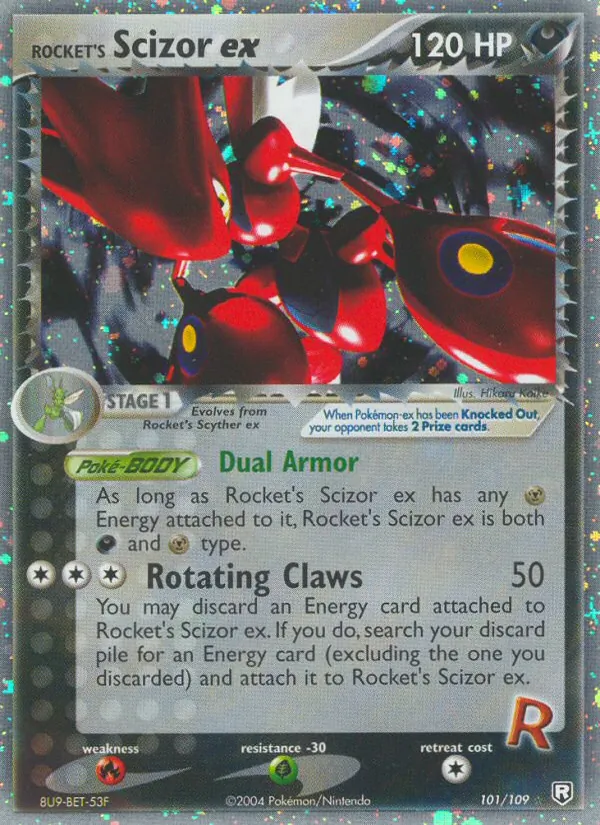 Rocket's Scizor ex (TRR 101)