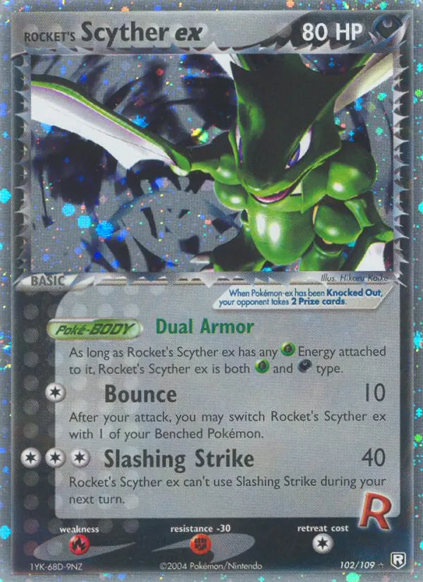 Rocket's Scyther ex (TRR 102)