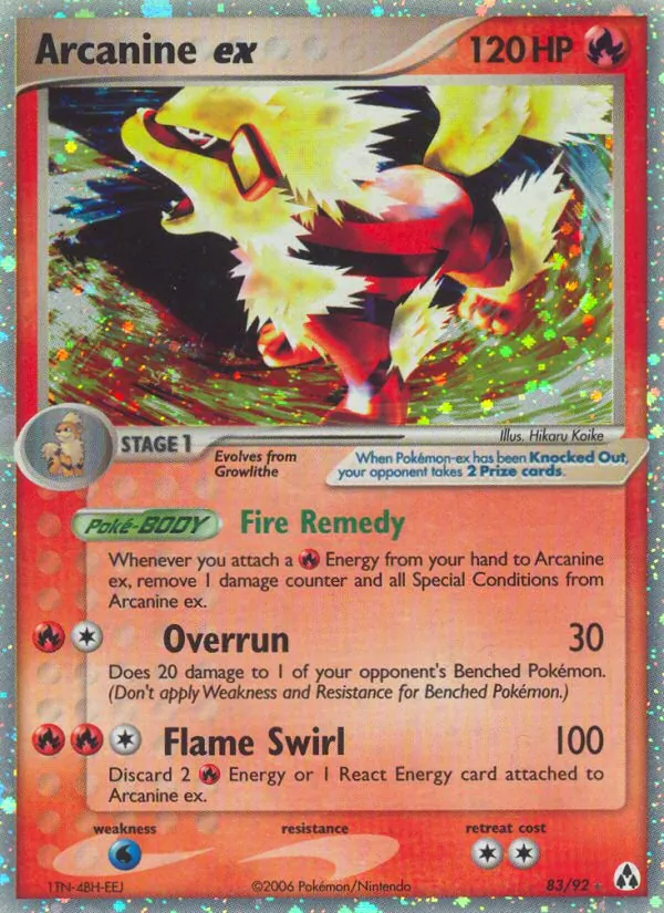 Arcanine ex (LM 83)