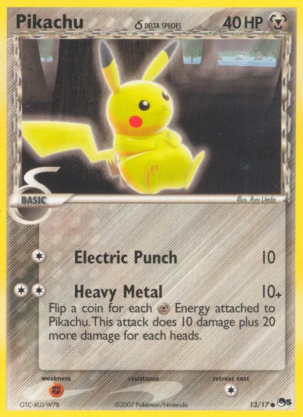 Pikachu δ Delta Species (POP5 13)