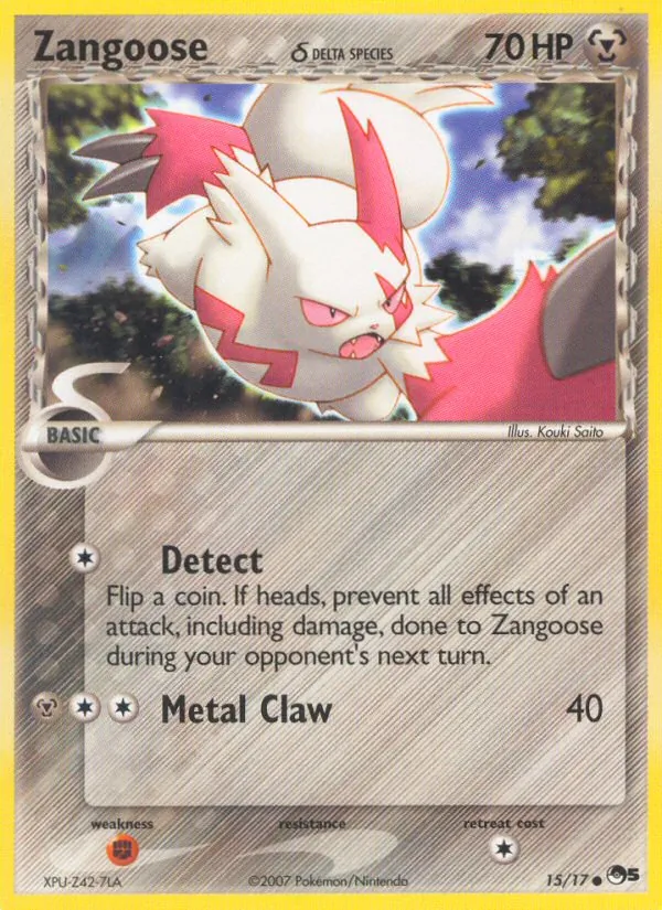 Zangoose δ Delta Species (POP5 15)