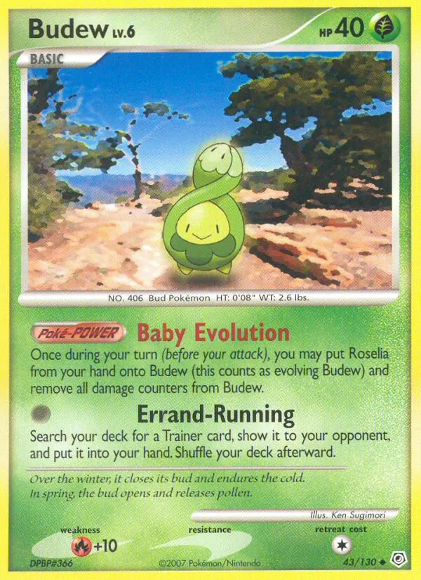 Budew Lv.6 (DP 43)