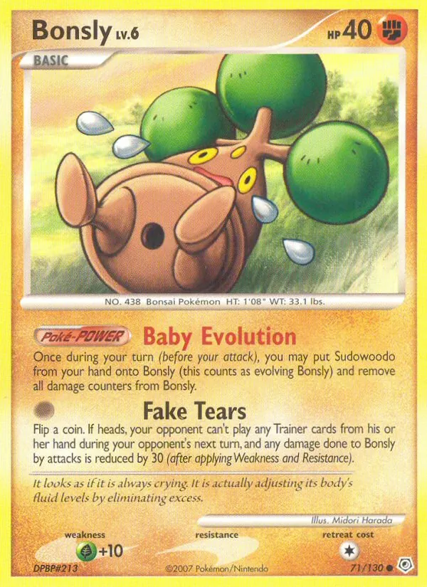 Bonsly Lv.6 (DP 71)