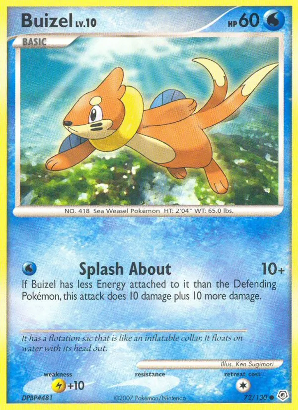 Buizel Lv.10 (DP 72)
