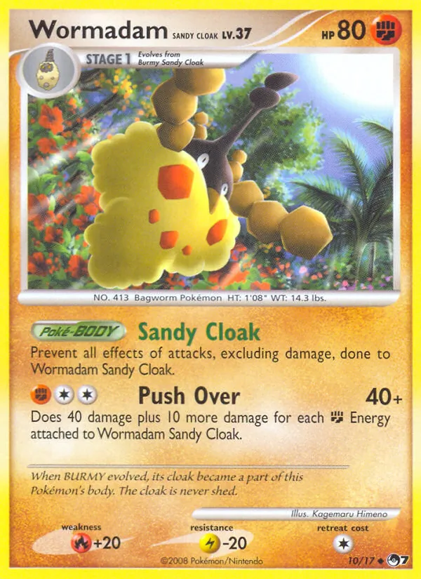 Wormadam Sandy Cloak Lv.37 (POP7 10)
