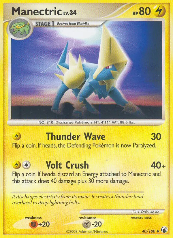 Manectric Lv.34 (MD 40)