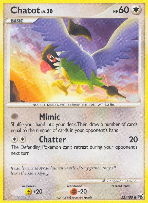 Chatot Lv.30 (MD 55)