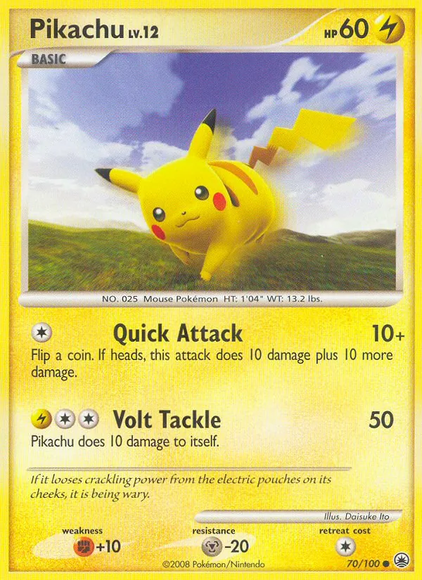 Pikachu Lv.12 (MD 70)