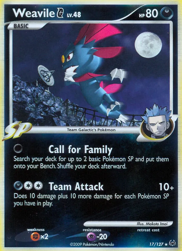 Weavile [G] Lv.48 (PL 17)