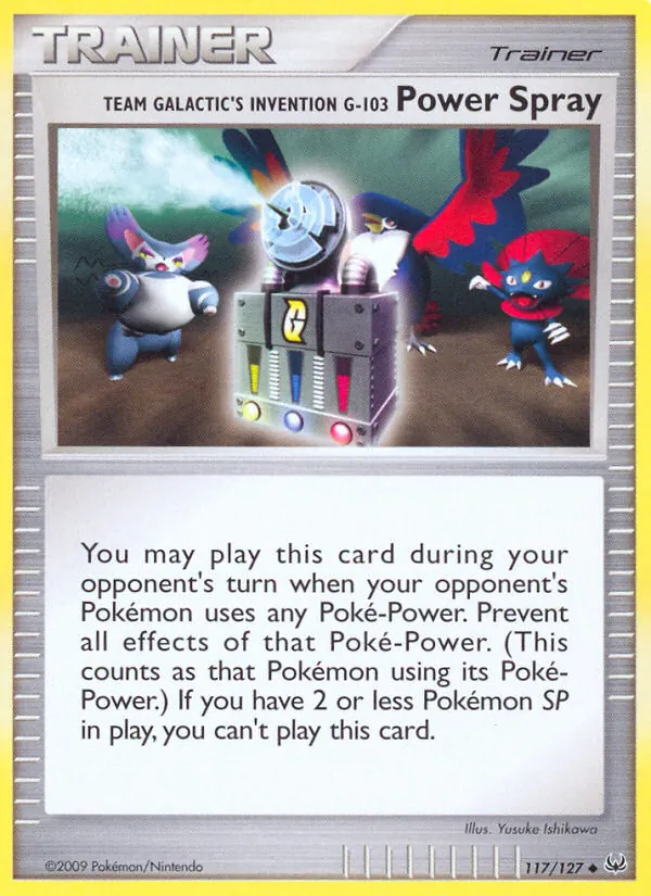 Team Galactic's Invention G-103 Power Spray (PL 117)