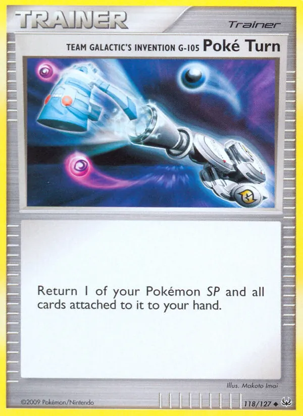 Team Galactic's Invention G-105 Poké Turn (PL 118)