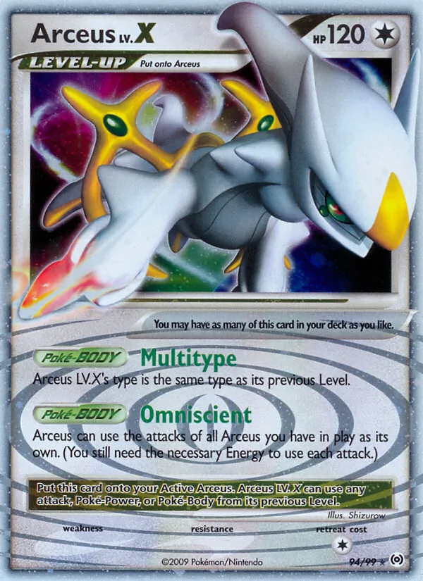 Arceus LV.X (AR 94)