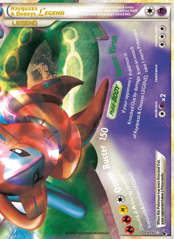Rayquaza & Deoxys LEGEND (UD 90)