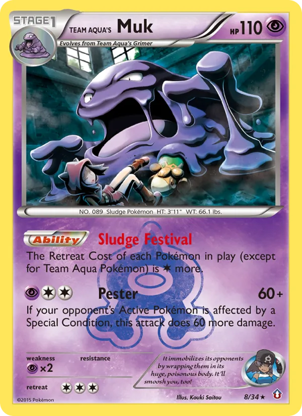 Team Aqua's Muk (DCR 8)