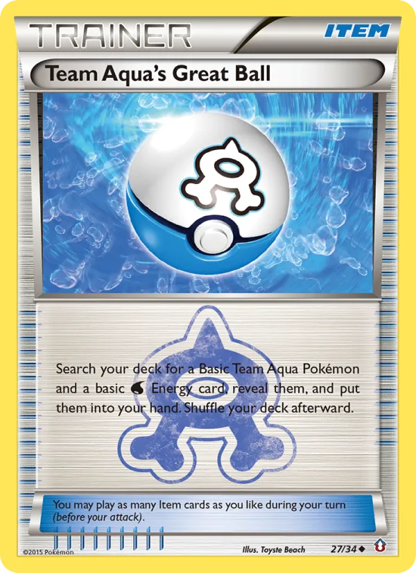 Team Aqua's Great Ball (DCR 27)