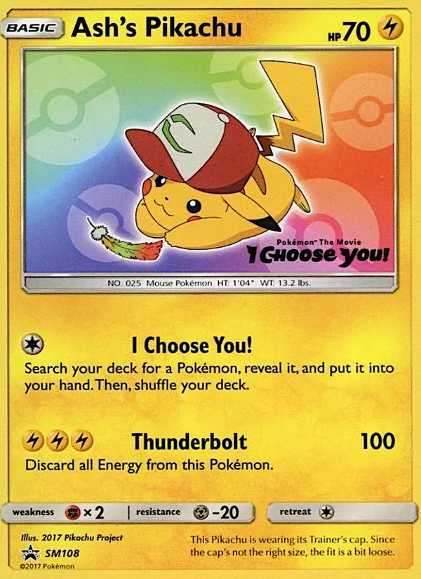Ash's Pikachu (SM 108)