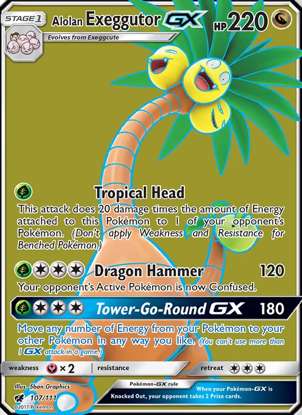 Alolan Exeggutor GX (CIN 107)