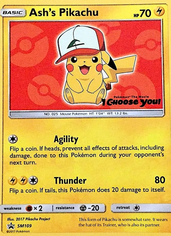 Ash's Pikachu (SM 109)