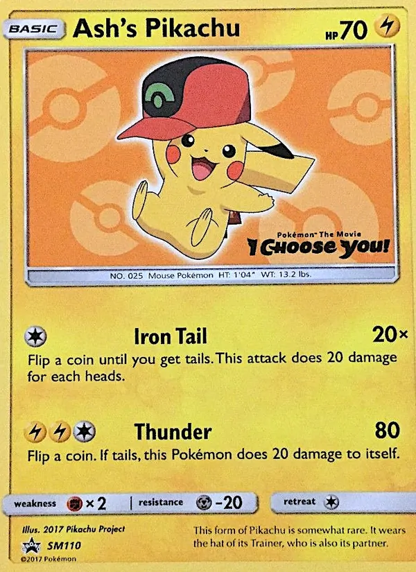 Ash's Pikachu (SM 110)