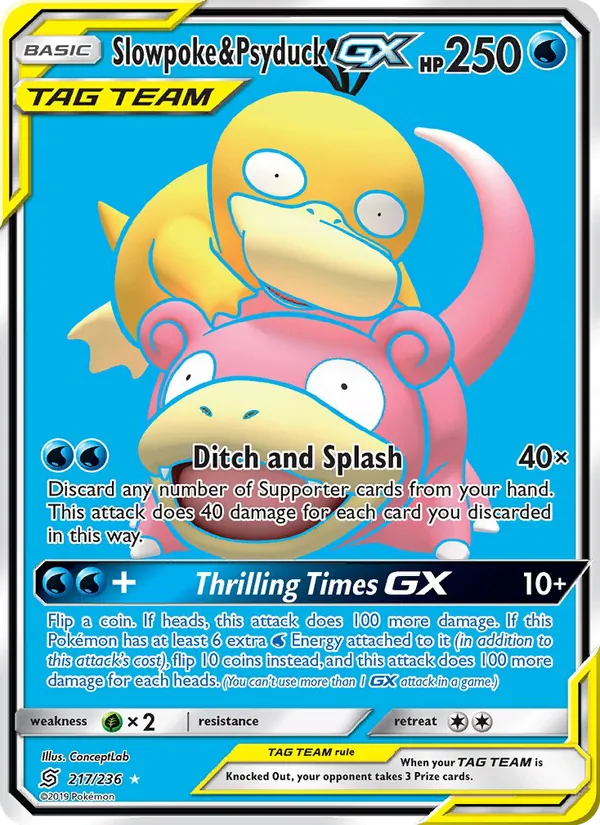 Slowpoke & Psyduck GX (UNM 217)
