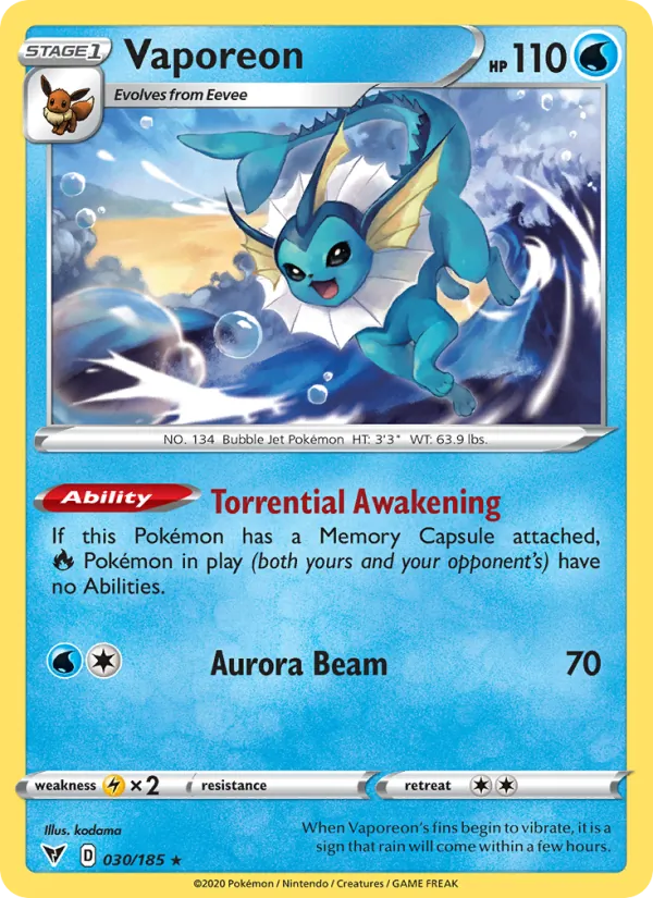 Vaporeon (VIV 30)