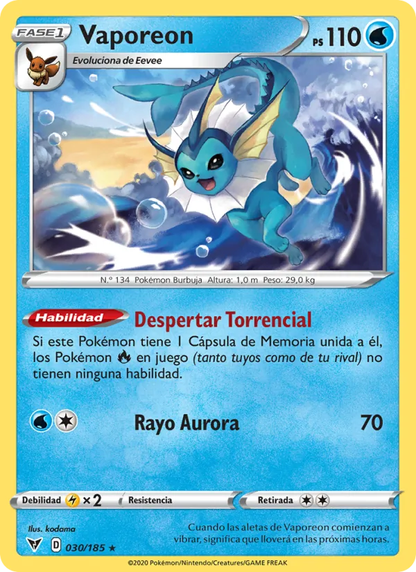Vaporeon (VIV 30)