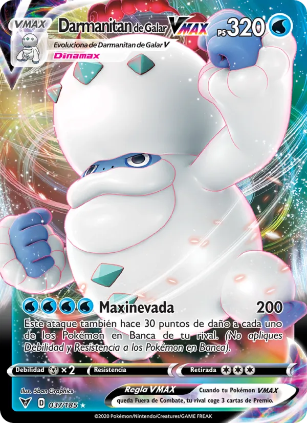 Galarian Darmanitan VMAX (VIV 37)