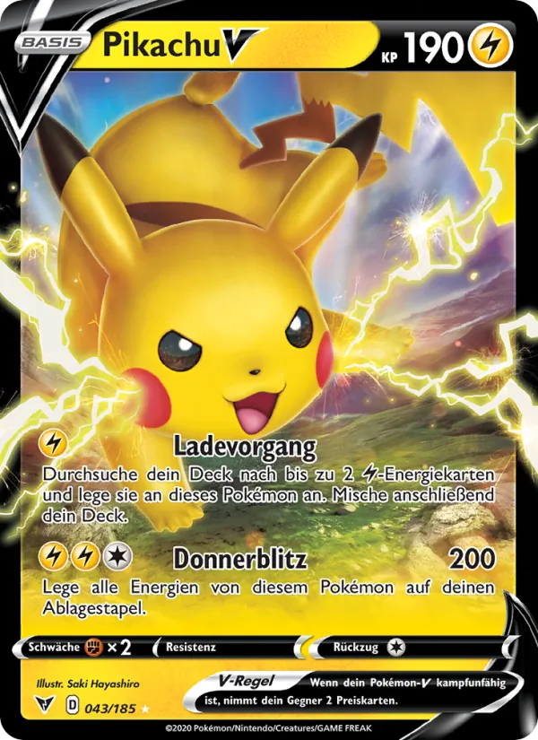 Pikachu V (VIV 43)