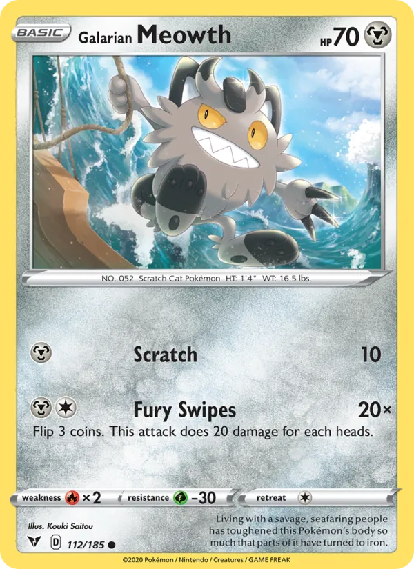 Galarian Meowth (VIV 112)