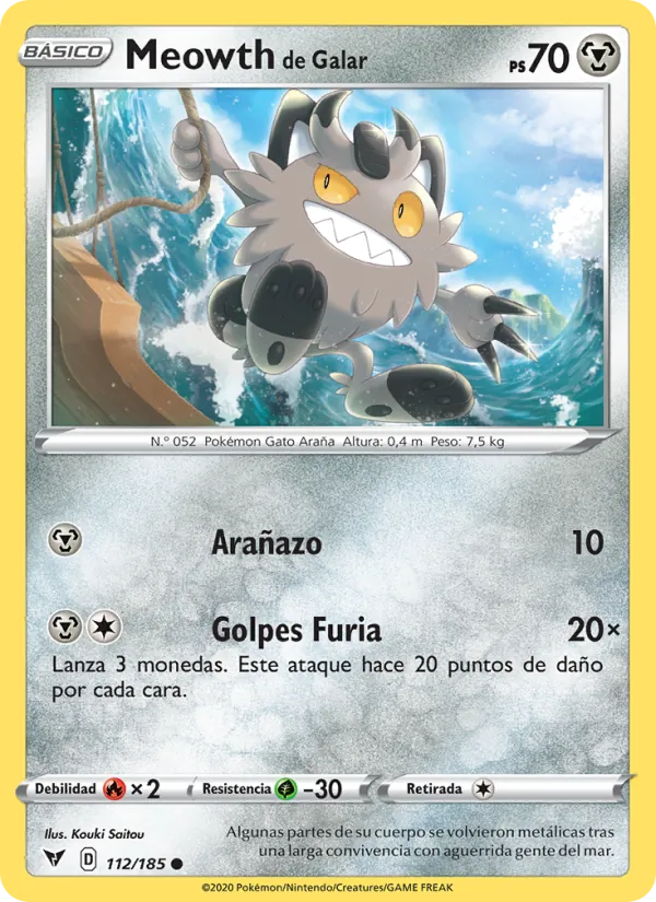 Galarian Meowth (VIV 112)