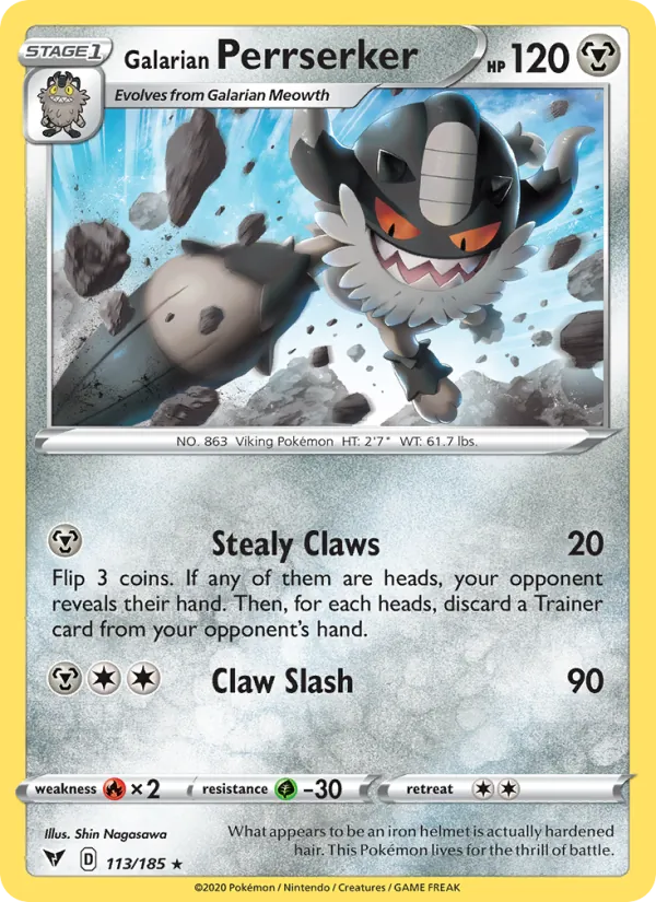 Galarian Perrserker (VIV 113)