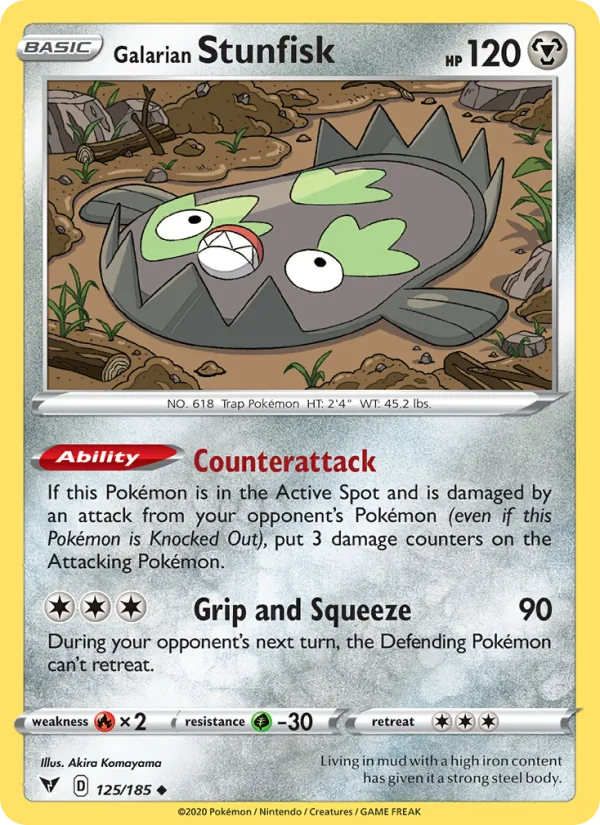 Galarian Stunfisk (VIV 125)