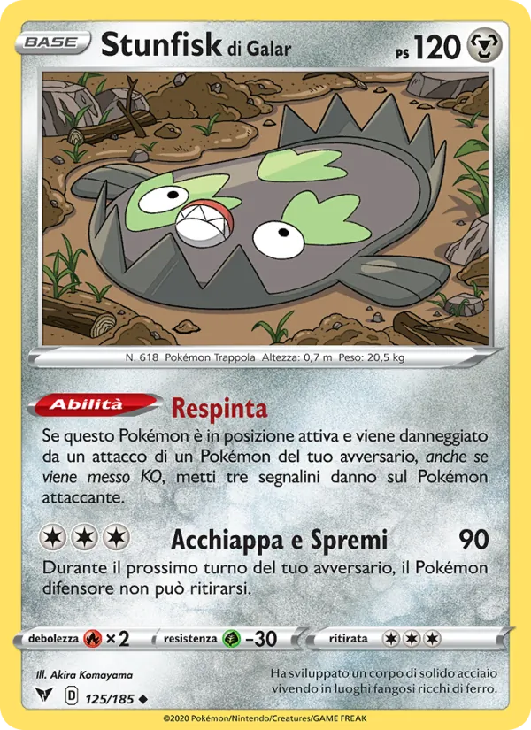Galarian Stunfisk (VIV 125)