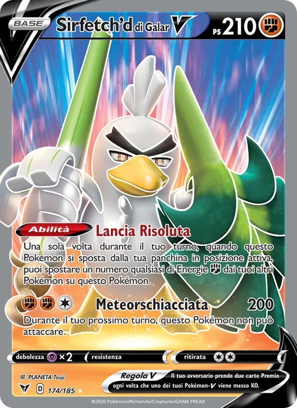 Galarian Sirfetch'd V (VIV 174)
