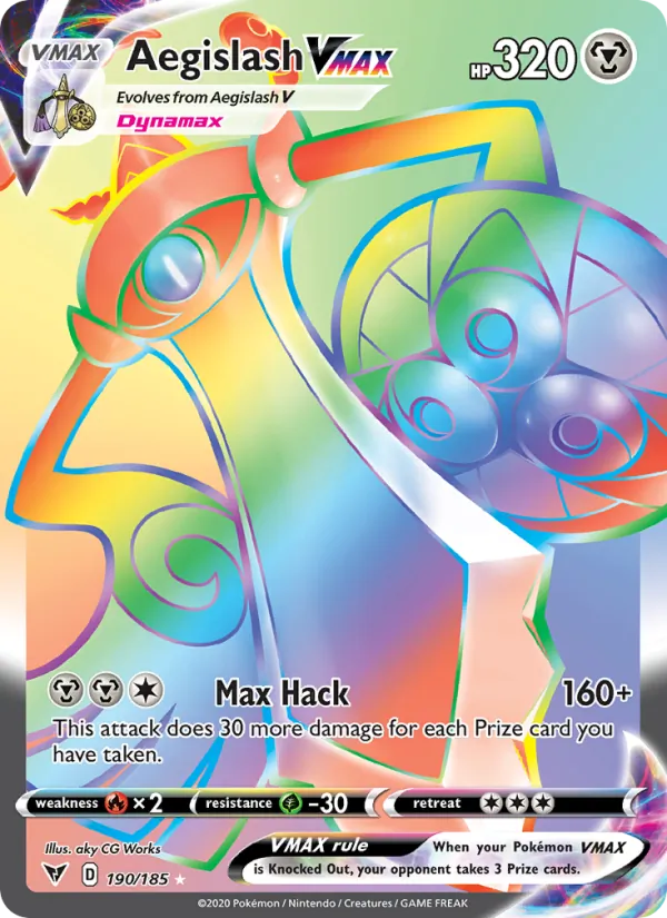 Aegislash VMAX (VIV 190)