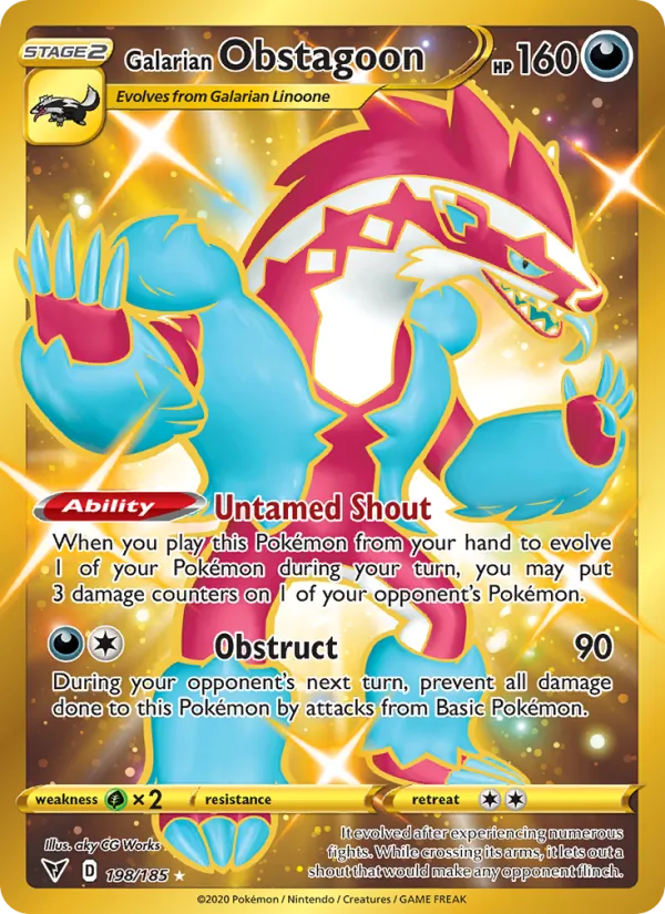 Galarian Obstagoon (VIV 198)