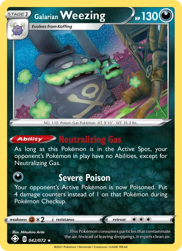 Galarian Weezing (SHF 42)