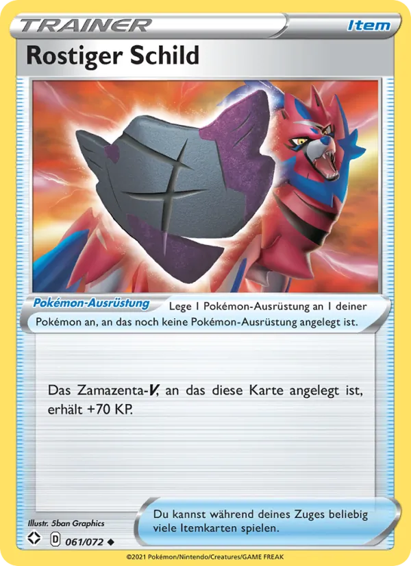 Rostiger Schild (SHF 61)