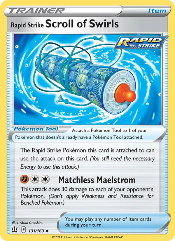 Rapid Strike Scroll of Swirls (BST 131)