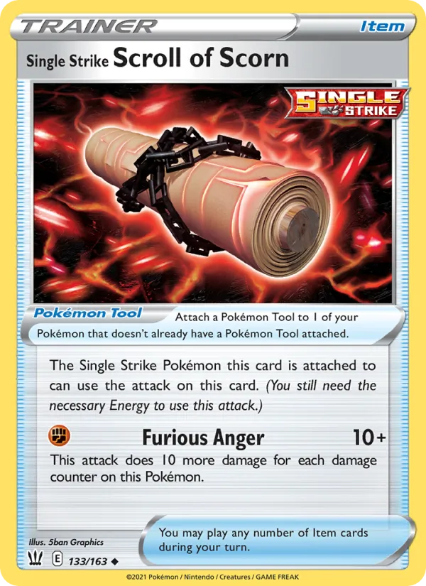 Single Strike Scroll of Scorn (BST 133)