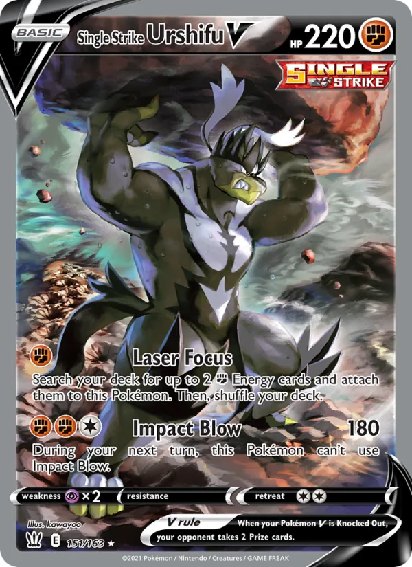 Single Strike Urshifu V (BST 151)