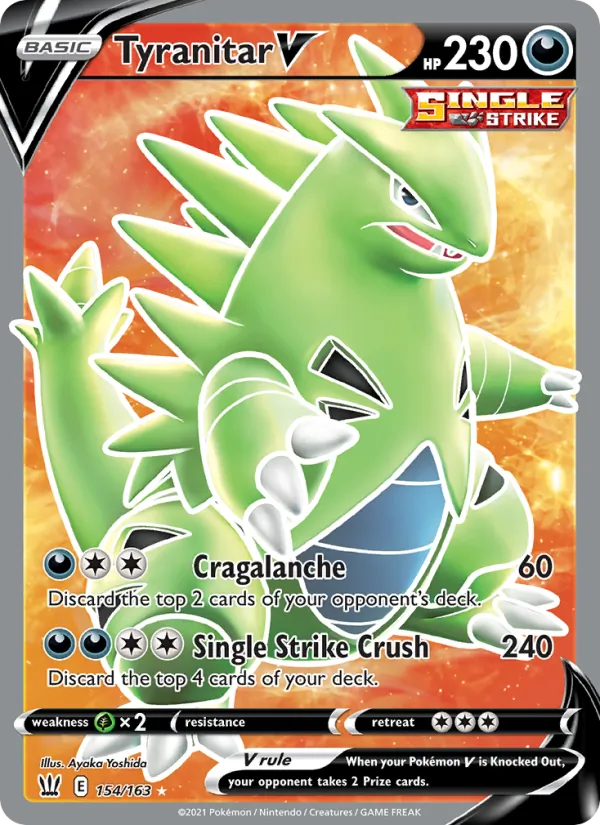 Tyranitar V (BST 154)