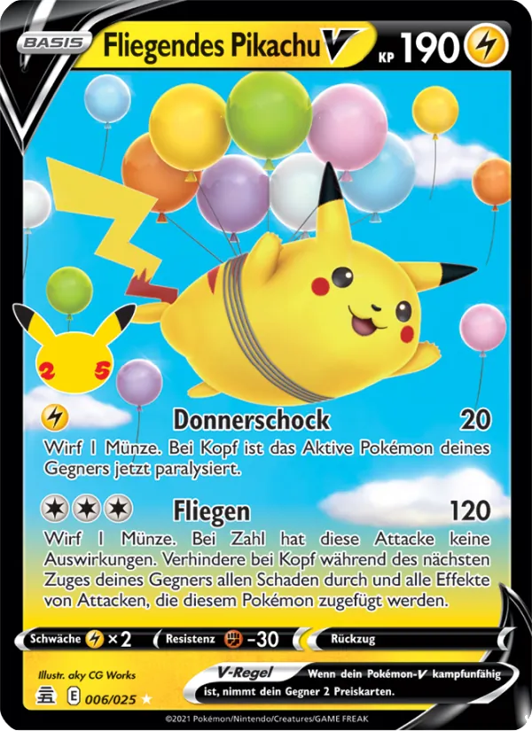 Fliegendes Pikachu V (CEL 006)